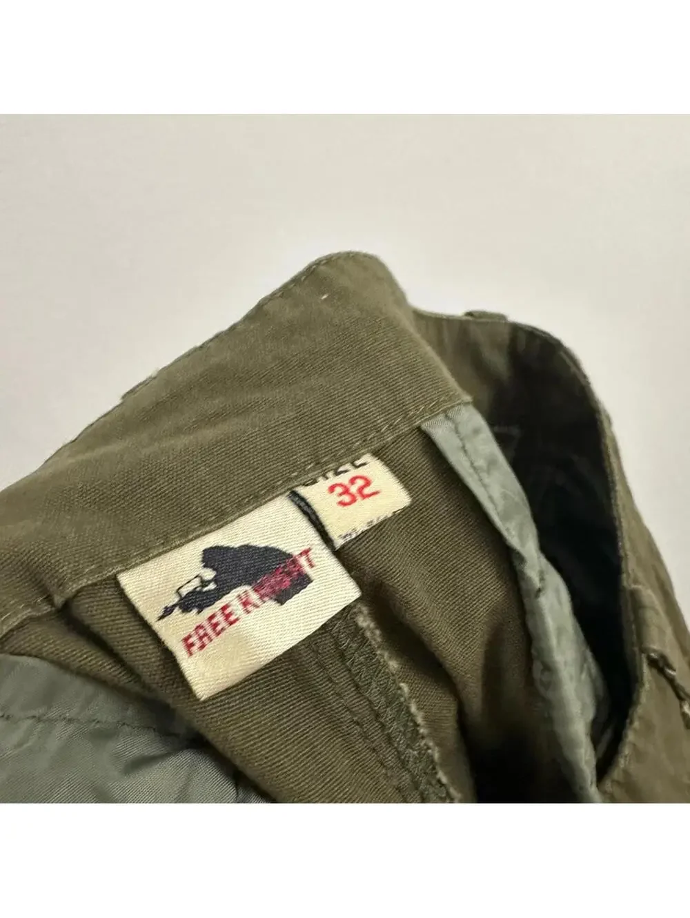 FREE KNIGHT CARGO TACTICAL GREEN PANTS SIZE 32